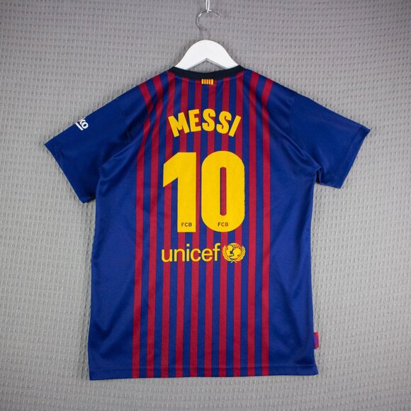 FC Barcelona #10 Messi Home Jersey Fun shop version Youth - Picture 2 of 8